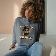 Nerd1 Crop Hoodie