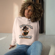 Nerd1 Crop Hoodie