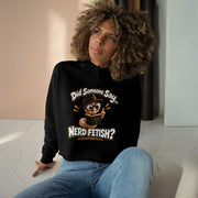 Nerd1 Crop Hoodie