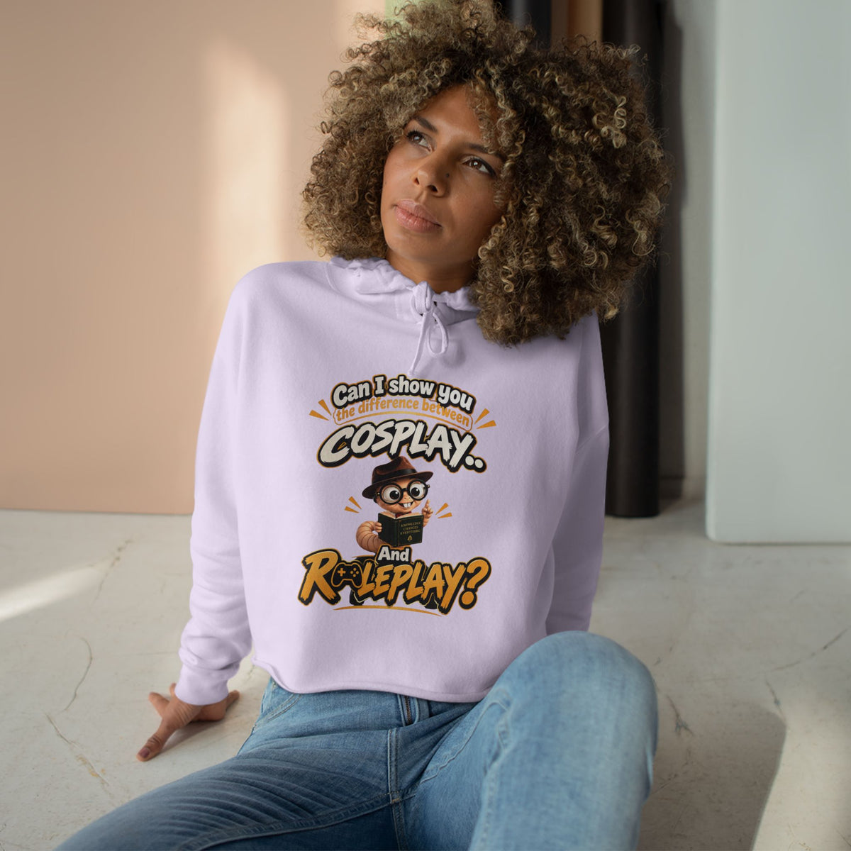 Difference1 Crop Hoodie
