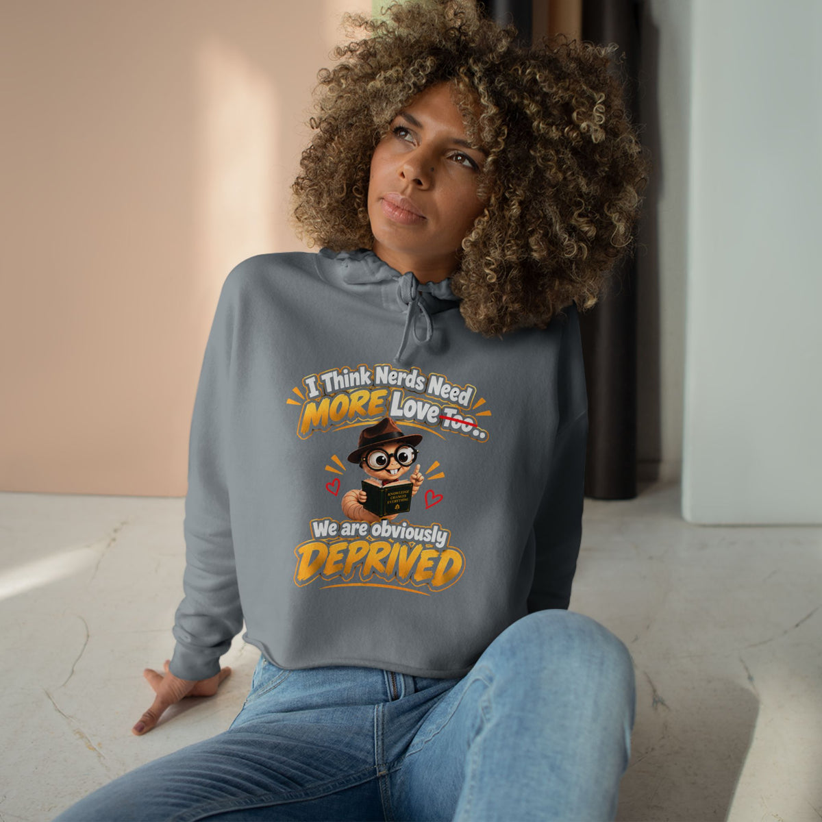 More1 Crop Hoodie